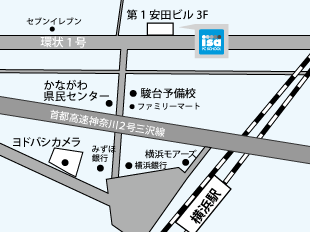 ISA横浜校アクセスマップ