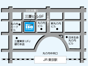 ISA丸の内校アクセスマップ